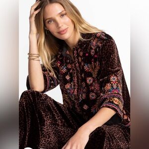 Johnny Was Leopard Top